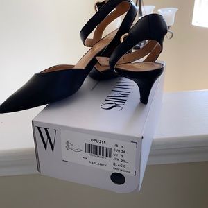 Black Kitten Heel - New Worn Shoes